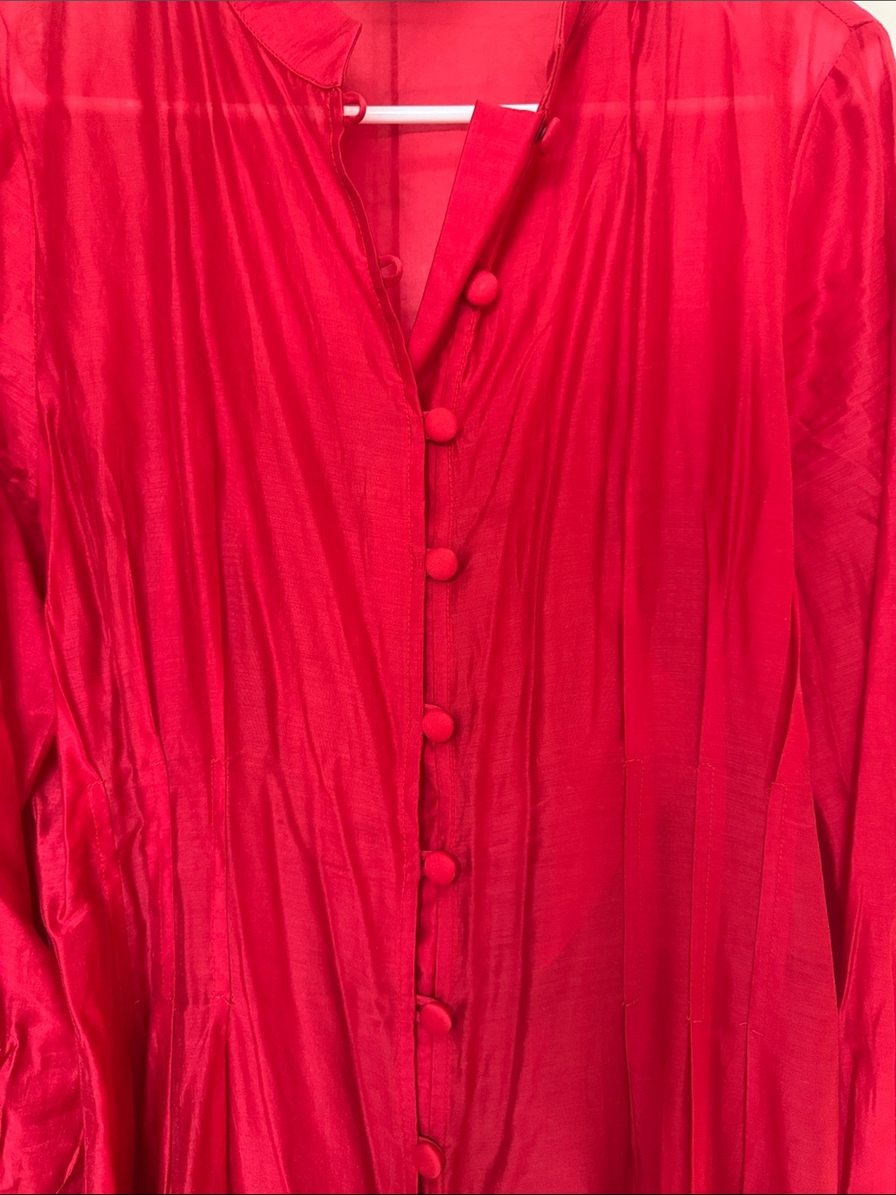 Tuckernuck Red Organza Marbella Dress - Picture 3 of 5